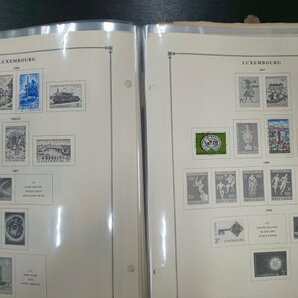0501F07 外国切手 ルクセンブルグ 1914～ イタリア 使用済み 1冊まとめ ＊台紙に貼りつき有の画像7