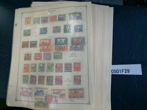 0501F29 foreign stamp chunijia France .u van gi* car li etc. used ...* cardboard . pasting attaching have details is photograph . please verify 