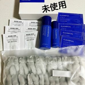 オルビス　クリアフル　トライアルセット　化粧水　保湿液　乳液　dプログラム サンプル　ヘアバンド　非売品