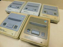 Nintendo SUPER FAMICOM 任天堂 スーパーファミコン 本体 ジャンク品 5台まとめて_画像6