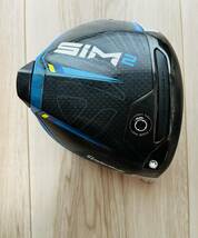 新品に近い中古美品) Taylormade テーラーメイド SIM2 ドライバー 9° driver 9度 ヘッドのみ ヘッドカバー付 Speederシャフト別出品中_画像1