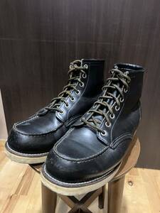 レッドウィング REDWING アイリッシュセッター ブーツ レッドウイング ブラック 羽タグ 刺繍 8179