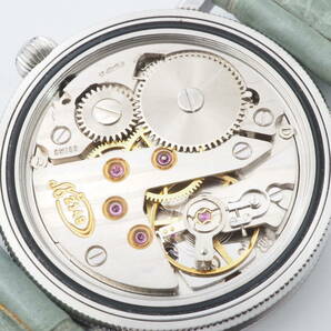 クロノスイス レギュレーター CH6323 CHRONOSWISS Regulateur 17石 手巻き 裏スケ シルバー 革ベルト メンズ 男性 腕時計[2149-AN7の画像8