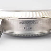 ロレックス オイスターパーペチュアルエアキング Air-king Ref,114234 ROLEX OYSTER Cal,3130 自動巻 シルバーローマン メンズ[Z919367-AA2_画像6