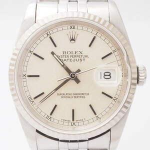 【希少品】ロレックス オイスターパーペチュアル デイトジャスト Ref,16234 ROLEX OYSTER DATEJUST Cal,3135 自動巻 メンズ[E388409-AS1