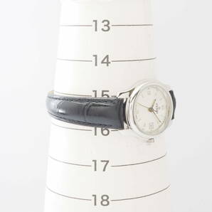 フェンディ 210L 04.00 FENDI デイト SS クォーツ シルバー 革ベルト レディース 女性 腕時計[055-061-AX8の画像4