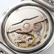 セイコー ロードマチック オートマ 5606-7320 SEIKO LM デイデイト 23石 SS 自動巻 グリーン文字盤 カットガラスメンズ腕時計[451646-BB2_画像8