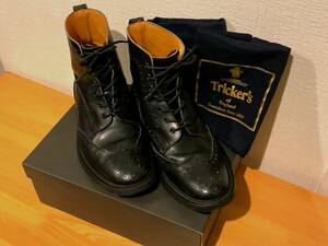 Tricker's Tricker's Wing chip Country boots 563419 Stow Black size 28.0cm black!