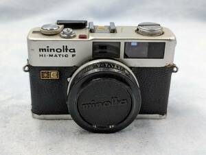 ミノルタ minolta Hi-MATIC F ブラック 現状品 動作未確認 ジャンク扱い 部品取り