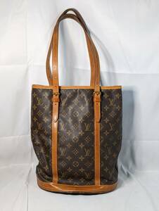 THR-457　LOUIS VUITTON　ルイヴィトン　モノグラム　バケットGM　M42236　ミニポーチ欠品　ショルダーバッグ　ハンドバッグ