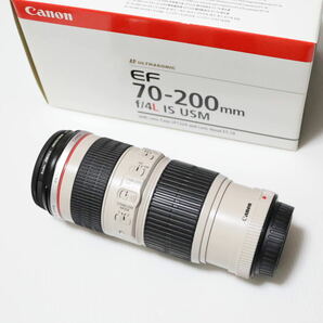 美品 Canon(キヤノン) 望遠レンズ EF70-200mm f/4L IS USM オマケ付きの画像1