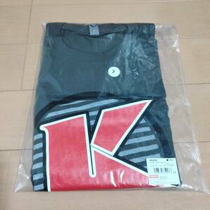 京商Tシャツ(グレー/L)K Circle Short Sleeve 88009L KYOSHO CUP/オプティマ/トマホーク/スコーピオン/アルティマ/フェザー/GP10の画像2