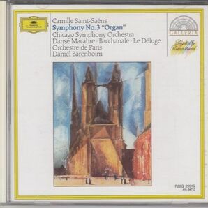 [CD]サン サーンス 交響曲第3番 オルガン付 バレンボイム（邦盤）の画像1