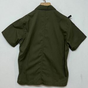 【79】 美品 名作 WTAPS 16ss BUDS SS SHIRT ミリタリー シャツ 半袖 ダブルタップス オリーブ カーキ 2 M ワッペンの画像3