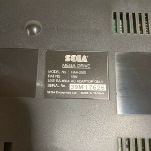 SEGA セガ  MD メガドライブ 16BIT HAA-2510 本体 箱付きの画像9