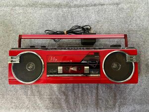 SANYO ラジカセ 昭和レトロ 赤 ラジカセMR -U4SAジャンク品