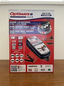 ★新品 送料無料 OptiMATE 6 Ampmatic 12V バッテリー 回復機能付き 充電器＆メンテナー オプティメイト バッテリー充電器 テックメイト