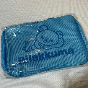 リラックマ Rilakkuma メッシュバッグ　ポーチ　トラベル　旅行　スパバッグ　温泉バッグ　収納