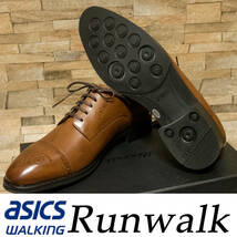 RU4 27.0EE 新品/送料込 アシックス ランウォーク ストレートチップ ビジネスシューズ 27.0EE RUNWALK_画像3