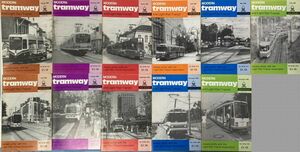 【11冊セット】MODERN tramway and Rail Transit(現代の路面電車と鉄道交通) 1989年1月号-12月号(10月号欠品)