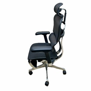 【新品】新型 Ergohuman Pro 2 エルゴヒューマン プロ 2 オットマン ヘッドレスト付 ランバーサポート付 前傾チルト機能 店頭引取可の画像5