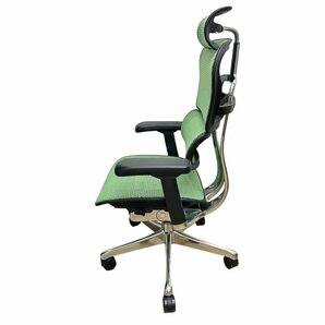 美品 新型 Ergohuman Pro 2 エルゴヒューマン プロ2 ハイタイプ ヘッドレスト付 オフィスチェア EHP2-HAM メッシュ 本体 椅子 店頭引取可の画像3