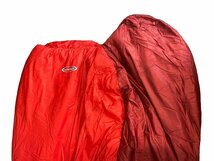 【極美品】Mont-bellモンベル Seamless Burrow Bag シームレス バロウバッグ#0 男女兼用 レッド スリーピングバッグ シュラフ 寝袋 赤_画像7