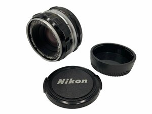 ■【美品】Nikon NIKKOR-H Auto 1:2 f=50mm 単焦点レンズ 防湿庫保管 動作品 ニコン カメラレンズ レンズキャップ付き Nippon Kogaku Japan