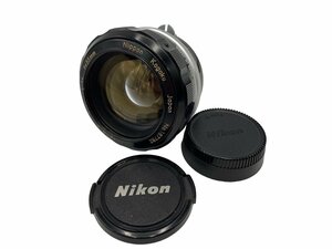 ■【美品】Nippon Kogaku NIKKOR-S AUTO 1:1.2 f=55mm 単焦点レンズ 防湿庫保管 動作品 ニコン カメラレンズ レンズキャップ付き 写真撮影