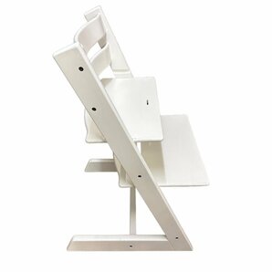 STOKKE ストッケ TRIPP TRAPP トリップトラップ 椅子 チェア イス ベビー 高さ調節可 ホワイト 白 本体 ハイチェア ローチェア 店頭引取可の画像5