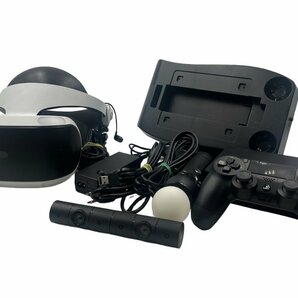 美品 SONY ソニー PlayStation VR HEADSET CUH-ZCT2J DualShock デュアルショック CECH-ZCM2J モーションコントローラー CUH-ZVR2 ゲームの画像1