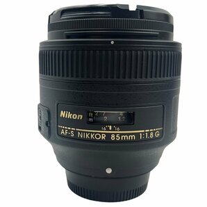 nikkor ニコン lens 85mm f/1.8g ニコンFマウントCPU内蔵Gタイプ AF-Sレンズ 単焦点レンズ Nikon ブラック カメラレンズ 付け替え 付属品の画像2