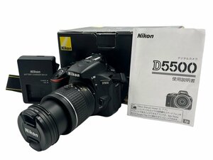nikon ニコン d5600 レンズ交換式一眼レフレックスタイプデジタルカメラ 18-55mm 1:3.5-5.6G VR ニコンFマウントCPU内蔵Gタイプ AF-S 箱