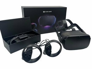 美品 Meta メタ オキュラスクエスト Oculus Quest 128GB VRヘッドセット ホビー 本体 MH-B コントローラー MI-BL,MI-BR ブラック 映像機器
