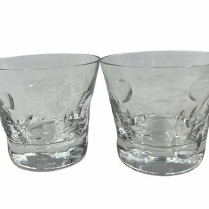 Baccarat バカラ ベルーガ タンブラー ロックグラス クリアグラス 食器 2個 コップ ブランド アルコールグラス ハイボール 箱付きの画像2
