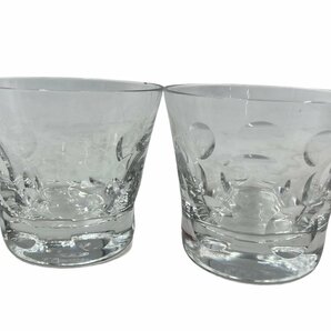 Baccarat バカラ ベルーガ タンブラー ロックグラス クリアグラス 食器 2個 コップ ブランド アルコールグラス ハイボール 箱付きの画像3