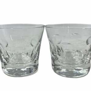 Baccarat バカラ ベルーガ タンブラー ロックグラス クリアグラス 食器 2個 コップ ブランド アルコールグラス ハイボール 箱付きの画像4