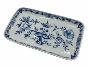 Meissen マイセン ブルーオニオン 長角皿 食器 ブランド プレート お皿 コレクション 高級 お洒落 オシャレ 工芸品 陶芸 西洋陶磁