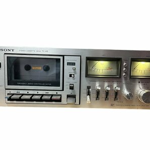 SONY ソニー tc-k5 ステレオカセットデッキ レトロ 昭和 本体 オーディオ機器 音響機器 音楽 コレクション 高品質 高性能の画像2