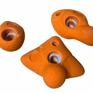 1 スタ ～ 美品 クライミングホールド ボルダリング ボルト セット オレンジ ロッククライミング 練習 トレーニングの画像4