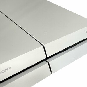 ■【美品】SONY PlayStation4 500GB CUH-1100A グレイシャーホワイト ソフト付 ソニー プレイステーション4 コントローラー付 動作品の画像6