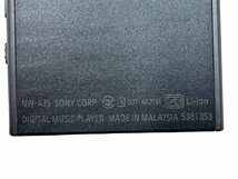 SONY ソニー WALKMAN ウォークマン NW-A35 チャコールブラック 本体 音楽 オーディオ機器 デジタルオーディオプレーヤー 16GB 高性能_画像8