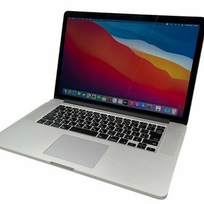 Apple アップル MacBook Pro (Retina 15-inch Mid 2015) i7 2.2Ghz 16GB 256GB シルバー A1398 ノートパソコン PC 本体 修理 ジャンク品の画像1