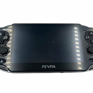 SONY ソニー VITA PCH-1100 クリスタルブラック PlayStation Vita プレイステーション ヴィータ 3G/Wi-Fiモデル 本体 ゲーム機 PS Vitaの画像2