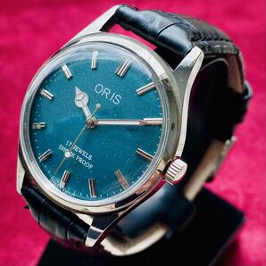 １円出品★ORIS/オリス★【ジャンク品】超美品/ヴィンテージ/スイス/ 17J/メンズ腕時計/アンティーク/機械式手巻き/アナログ/ステンレス2の画像9