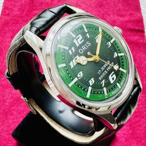 １円出品★ORIS/オリス★【ジャンク品】超美品/ヴィンテージ/スイス/ 17J/メンズ腕時計/アンティーク/機械式手巻き/アナログ/ステンレス2の画像10