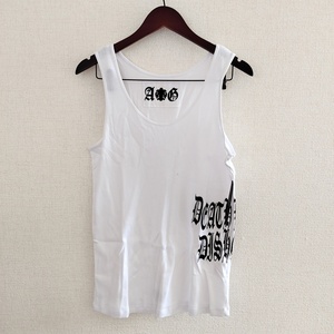  unused A&Ge- and ji- not yet sale in Japan tank top men's white un- name ...L size 338