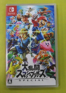 054) unopened Switch soft large ..s mash Brothers SPECIAL