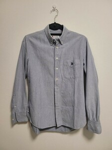 used duffer of st.george ボタンダウンシャツ M ブルー オックスフォードシャツ ダファー オブ セント・ジョージ 大人カジュアル イケオジ