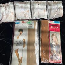 パンティストッキング ホワイト4ベージュ6足新品_画像1